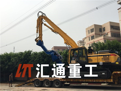 橋梁樁基施工由挖掘機(jī)打樁臂改裝拉開(kāi)序幕